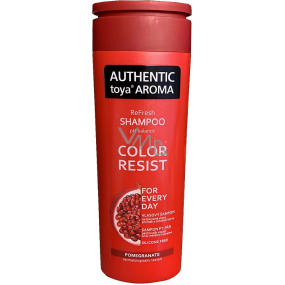 Authentic Toya Aroma Color Resist Granatapfel Shampoo für coloriertes und gesträhntes Haar 400 ml