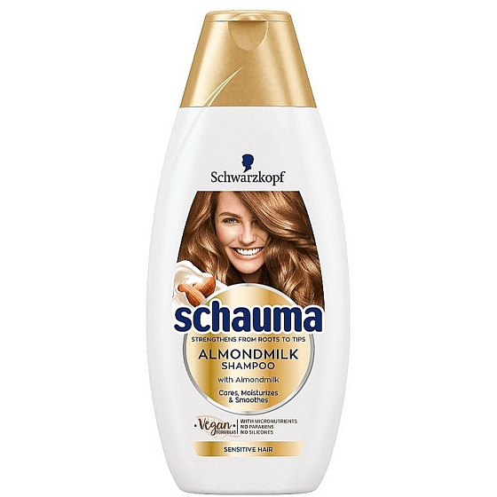 Schauma Almondmilk Shampoo mit Mandelmilch für empfindliches Haar 350 ml