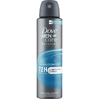 Dove Men+Care Advanced Clean Comfort Antitranspirant Spray, 150 ml