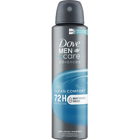 Dove Men+Care Advanced Clean Comfort Antitranspirant Spray, 150 ml