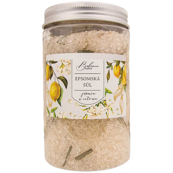 Bohemia Gifts Bittersalz mit Kräutern Jasmin und Zitrone 400 g