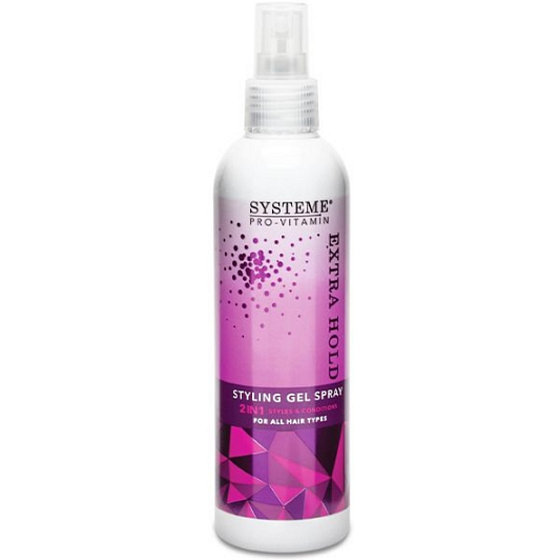 Systeme Pro-Vitamin Extra Halt Styling Gel Spray 250 ml