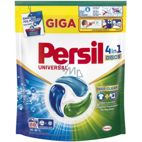 Persil Universal Discs Giga 4v1 kapsle na praní na barevné i bílé prádlo 68 dávek Persil Universal Discs Giga 4v1 kapsle na praní na barevné i bílé prádlo 68 dávek