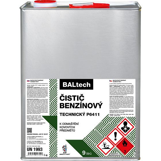 BALTECH technischer Benzinreiniger P6411, 9 l
