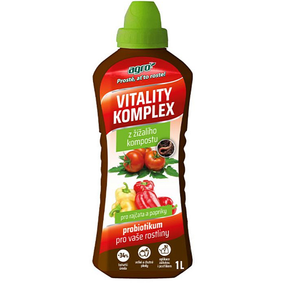 Agro Vitality Komplex Dünger für Tomaten und Paprika, 1 l