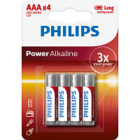 Batterien Philips Power Alkaline 2 Stück AAA LR03 Micro 1,5V
