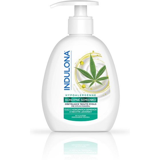 Indulona flüssige Seife Hanfsamen, 250 ml