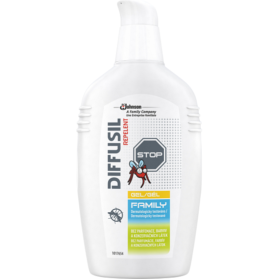 Diffusil Family Gel Repellent in Gelform, 100 ml