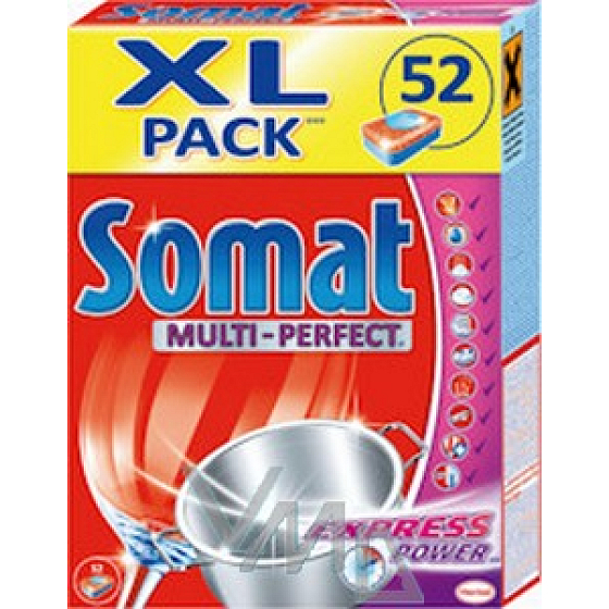 Somat Multi Perfect Express Power Tabletten für Geschirrspüler 52 Stück