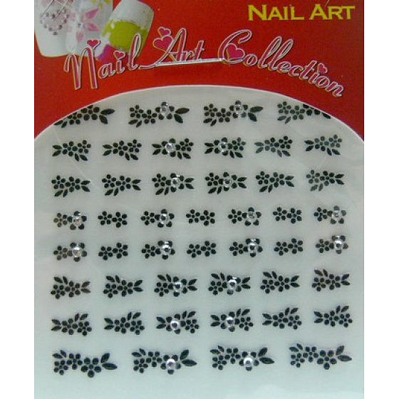 Nail Art selbstklebende Nagelaufkleber 3DS22B 1 Blatt