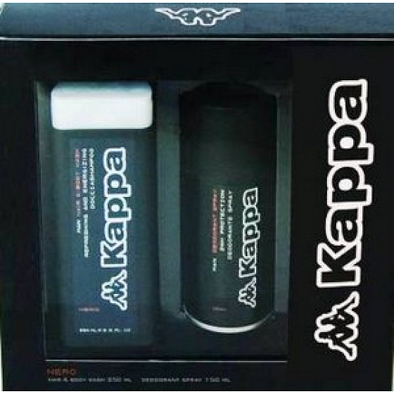 Kappa Nero H & B Wash 2 in 1 250 ml + Deodorant Spray 150 ml, Kosmetikset