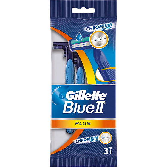Gillette Blue II Plus Einwegrasierer 5 Stück für Männer