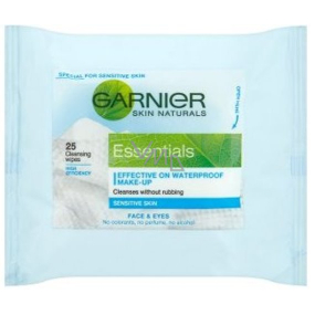 Garnier Skin Naturals Essentials Gesichtstücher mit beruhigenden Pflanzenextrakten 25St