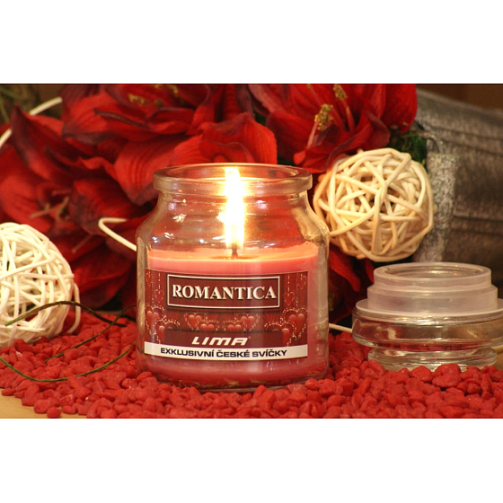 Lima Aroma Dreams Romantica aromatisches Kerzenglas mit Deckel 120 g
