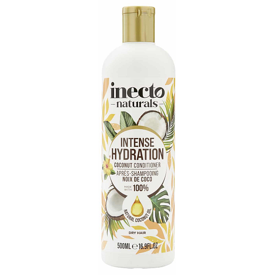 Inecto Naturals Coconut Haarspülung mit reinem Kokosöl 500 ml