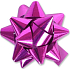 Nekupto Starfish großes Metallrosa 8 cm