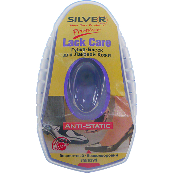 Selbstpolierender Silber Premium Lack Care Schwamm mit farblosem Behälter 6 ml
