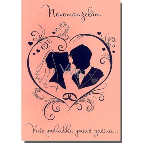 Albi Spielkarte im Cover Für die Hochzeit Liebe hat mich, ich habe eine Wand Helena Vondráčková 14,8 x 21 cm