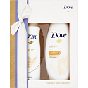 Dove Silk pflegendes Duschgel 250 ml + Silk Dry Antitranspirant Spray 150 ml, Kosmetikset