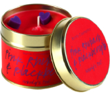 Bomb Cosmetics Rosa Rhabarber und Brombeere Duftende natürliche, handgemachte Kerze in einer Blechdose brennt bis zu 35 Stunden