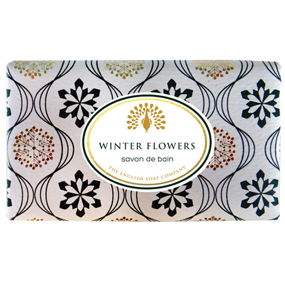 English Soap Winter Flowers Naturseife mit Sheabutter 200 g
