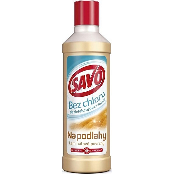 Savo Chlorfreies Laminat Oberflächen flüssiger Bodenreiniger und Desinfektionsmittel 1 l