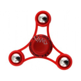Zappeln Spinner Gyro mit Bällen Anti-Stress-Gadget rot 6,5 x 6,5 cm