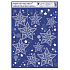 Fensterfolie ohne Klebeecke mit Glitzer- und Schneeeffekt des Sterns 38 x 30 cm Nr. 3