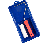 Spokar Moltopren Farbroller mit Halter und Wanne, 100 mm