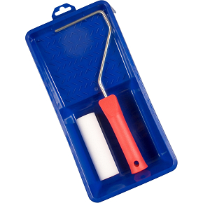 Spokar Moltopren Farbroller mit Halter und Wanne, 100 mm