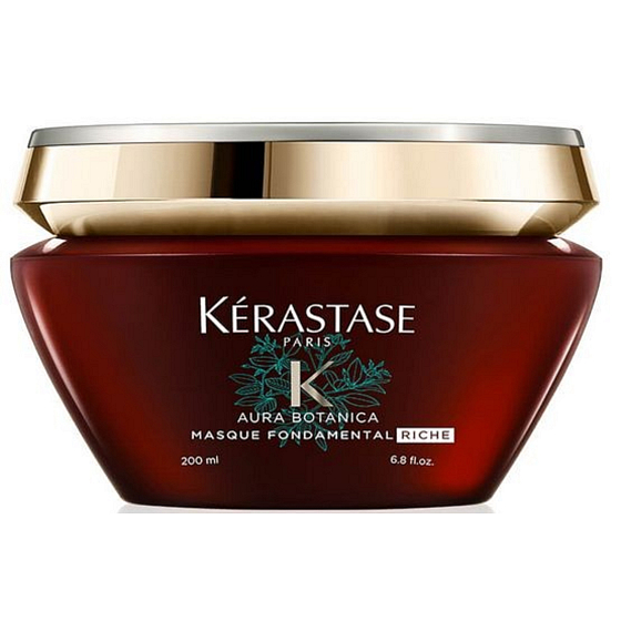 Kérastase Aura Botanica Masque Fondamental Riche pflegende Maske ohne Silikone für trockenes Haar 200 ml