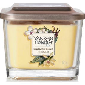 Yankee Candle Sweet Nectar Blossom - Süße Blumennektar-Soja-Duftkerze Elevation Medium Glass 3 Dochte 347 g