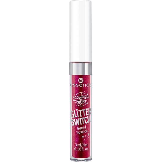 Essence Cosmic Cuties Glitter Switch flüssiger Lippenstift 03 Sparkling Bordeaux 3 ml