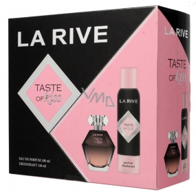 La Rive Taste of Kiss parfümiertes Wasser für Frauen 100 ml + Deodorant Spray 150 ml, Geschenkset