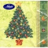 Nekupto Papierservietten 3-lagig 33 x 33 cm 20 Stück Weihnachtsgrüner Baum