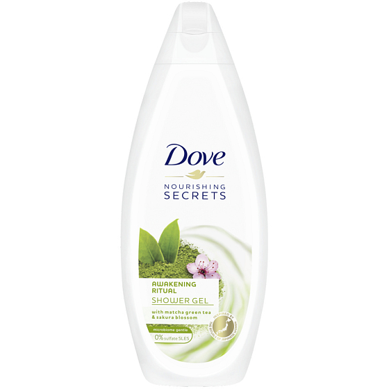 Dove Nourishing Secrets Awakening Ritual Matcha Tee & Sakura - Erfrischendes Duschgel aus grünem Tee und Kirschblüten 250 ml