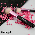 Donegal Love Pink Kosmetikpinsel mit synthetischen Borsten für Puder 17 cm