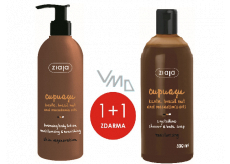 Ziaja Cupuacu Bronze Körperlotion 300 ml + kristalline Seife für Dusche und Bad 500 ml, Duopack