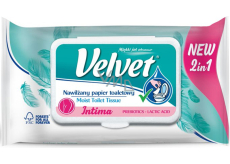 Velvet Intima 2in1 feuchtes Toilettenpapier, 42 Stk