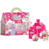 Grace Cole Glitter Fairies Buntstifte + funkelnder Badeball 2 x 100 g + Waschgel 50 ml + Badeschaum 300 ml + Waschschwamm, Kosmetikset für Kinder