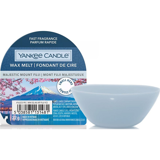 Yankee Candle Majestic Mount Fuji - Majestic Mount Fuji Duftwachs für Aromalampe 22 g