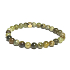Granat Tsavorit grün Armband elastisch Naturstein, Kugel 6 mm / 16-17 cm, Gärtner Maskottchen