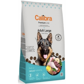 Calibra Dog Premium Line Large Alleinfuttermittel für ausgewachsene Hunde großer Rassen 12 kg