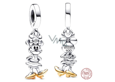 Charme Sterling Silber 925 Disney 100. minnie Mouse Jahrestag, Armband-Anhänger