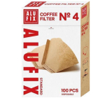 Alufix Kaffeefilter Kaffeefilter 4 Größen 100 Stück