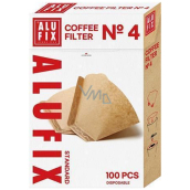 Alufix Kaffeefilter Kaffeefilter 4 Größen 100 Stück