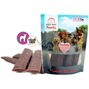 Fine Dog Family Lammstreifen Naturfleisch Leckerli für Hunde 200 g