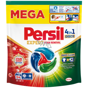 Persil Discs 4v1 Stain Removal Expert prací tablety na bílé a barevné prádlo 54 dávek Persil Discs 4v1 Stain Removal Expert prací tablety na bílé a barevné prádlo 54 dávek