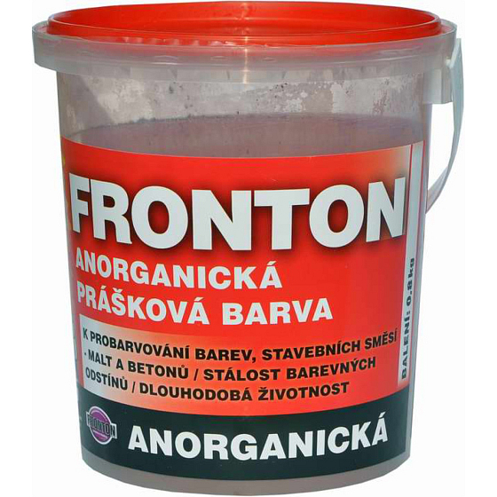 Fronton Pulverfarbe für Baustellenmischungen von Mörtel und Beton, 0271 kastanienbraun, 800 g