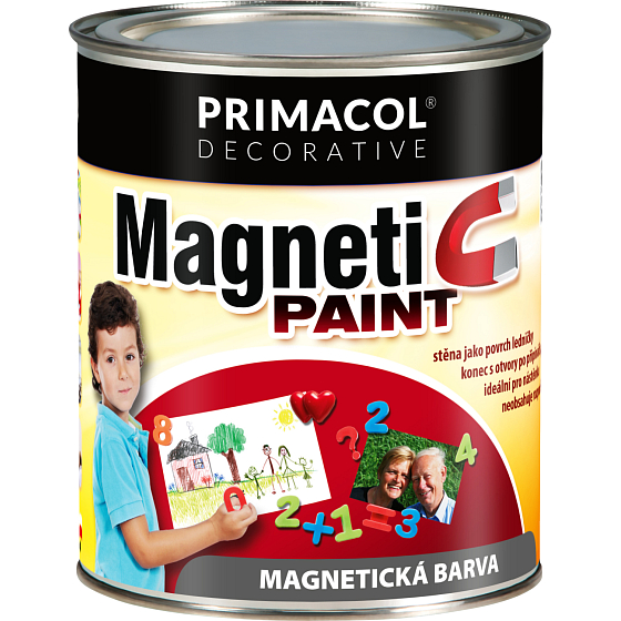 Primacol Decorative magnetische Farbe dunkelgrau, 750 ml